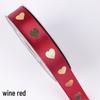 Gold-stamped Polyester Gift Ribbon Bow for Cakes & Floral Packaging