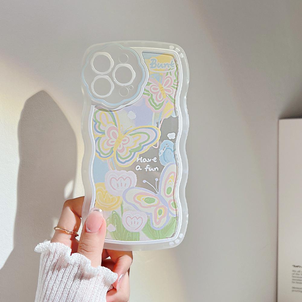 Welle iPhone14 Apple Handyhülle 13promax Fee Xr mit Lanyard 1115 Geeignet für 13 Armband