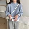 Women's Japanese Retro Loose Knit Pullover - Soft, Long Sleeve Base Layer for Spring/Autumn