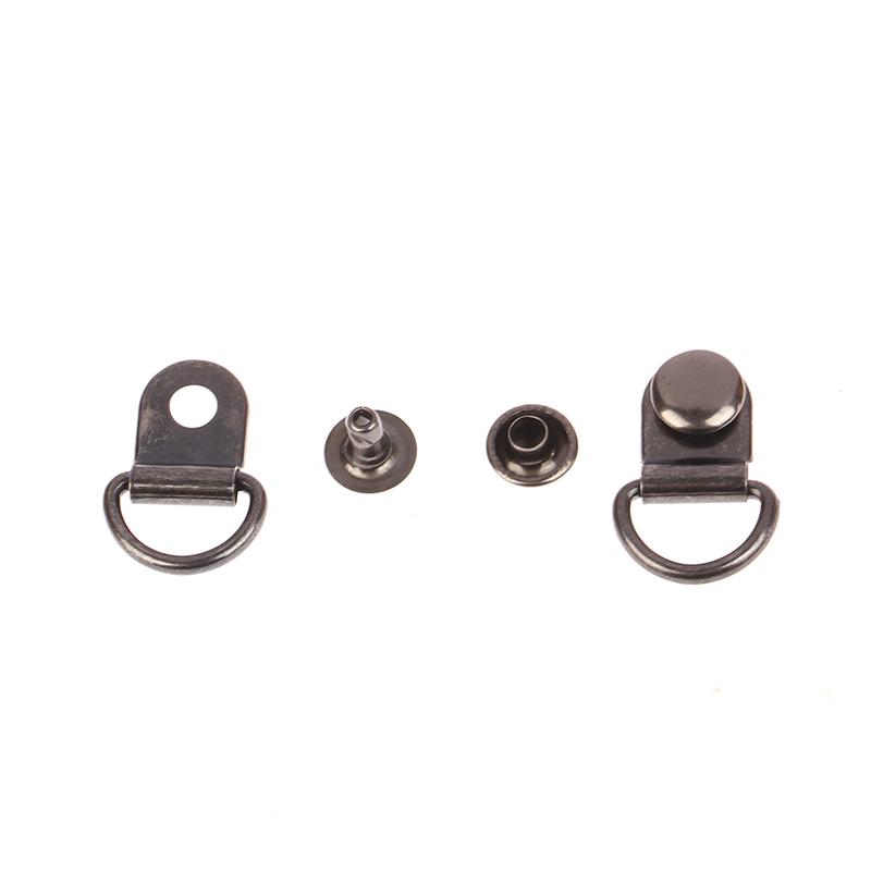 10 Sätze D-Ring-Schnalle zur Reparatur von Taschen, Wanderschuhen, Kletterschuhen, DIY-Taschenzubehör