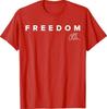 Red Freedom Shirt for Men Women T-Shirt