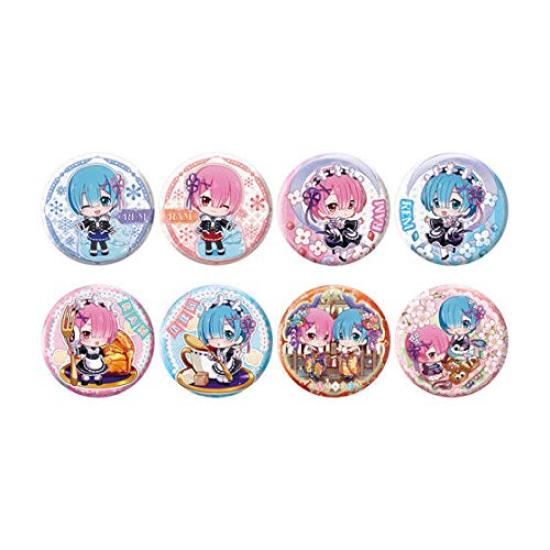 Gashapon Lottery Starting Life In Another World Rem Ram Assortment 4 Set of 14 Gachapon Capsule Toy ReZero - & [Complete Types]