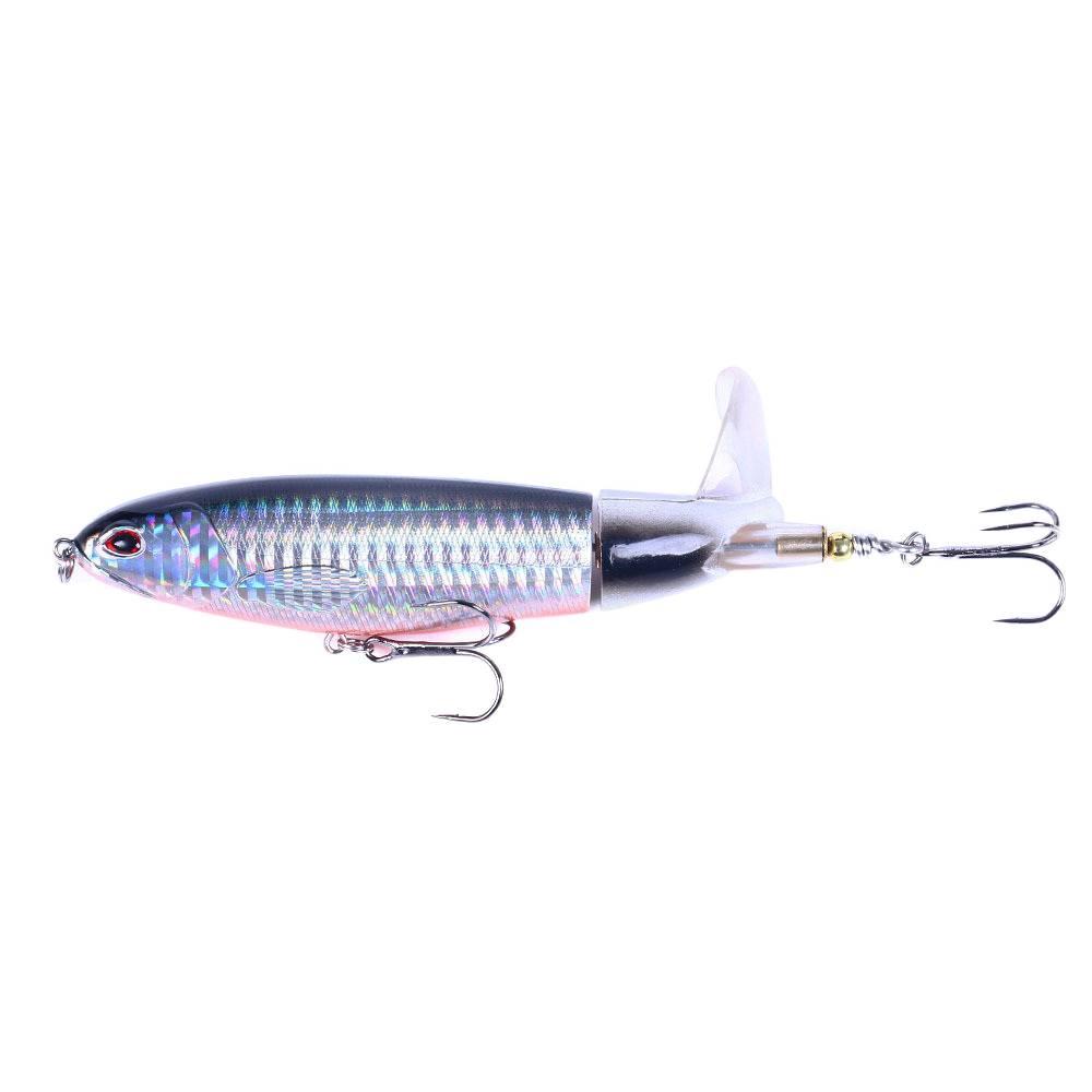 11cm13gFloating Pencil Propeller Simulation Lure Bait Surface Drag Tractor Bait Bass Pike Special Kill