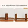 Solid Wood Retro Chinese Style Antique Shelf Desktop Tea Cup Shelf Staircase Display Shelf Tea Pot Tea Set Storage Shelf
