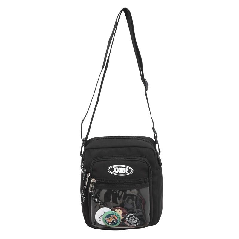 Korean Crossbody Shoulder Bags for Women Men Unisex Transparent Pocket Phone Bag