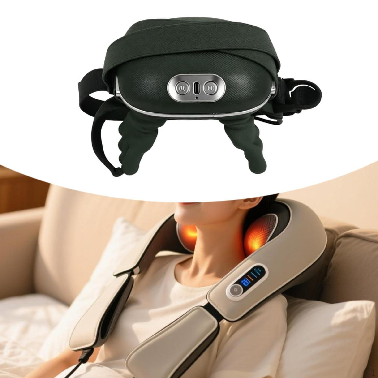 

Массажер для шеи и плеч. Разминающий массаж для расслабления ног. зелёный