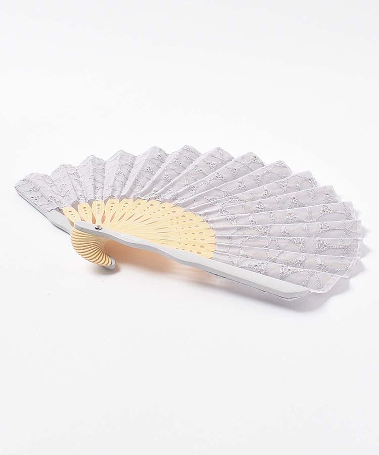 [Hemings] Raffine Folding Fan (White)