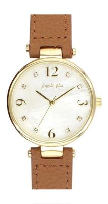 [Follow] Fragola Plus Women's Strap Watch E03720A-1 CA Beige