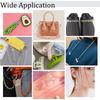 210Pcs Transparent Acrylic Linking Rings Quick Link Connectors for Cable Chains Making Twisted Oval Mixed Color 23.5x16.5x4.5mm