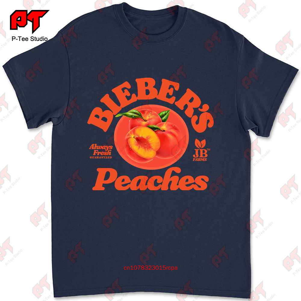 Justin Biebers Peaches Purpose Tour Tshirt Tee IAFG