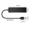 Fast Speed USB3.0 Hub 4 Port Splitter TypeC Power Port for Laptop Consoles Printer Keyboards Mouse Widely Used
