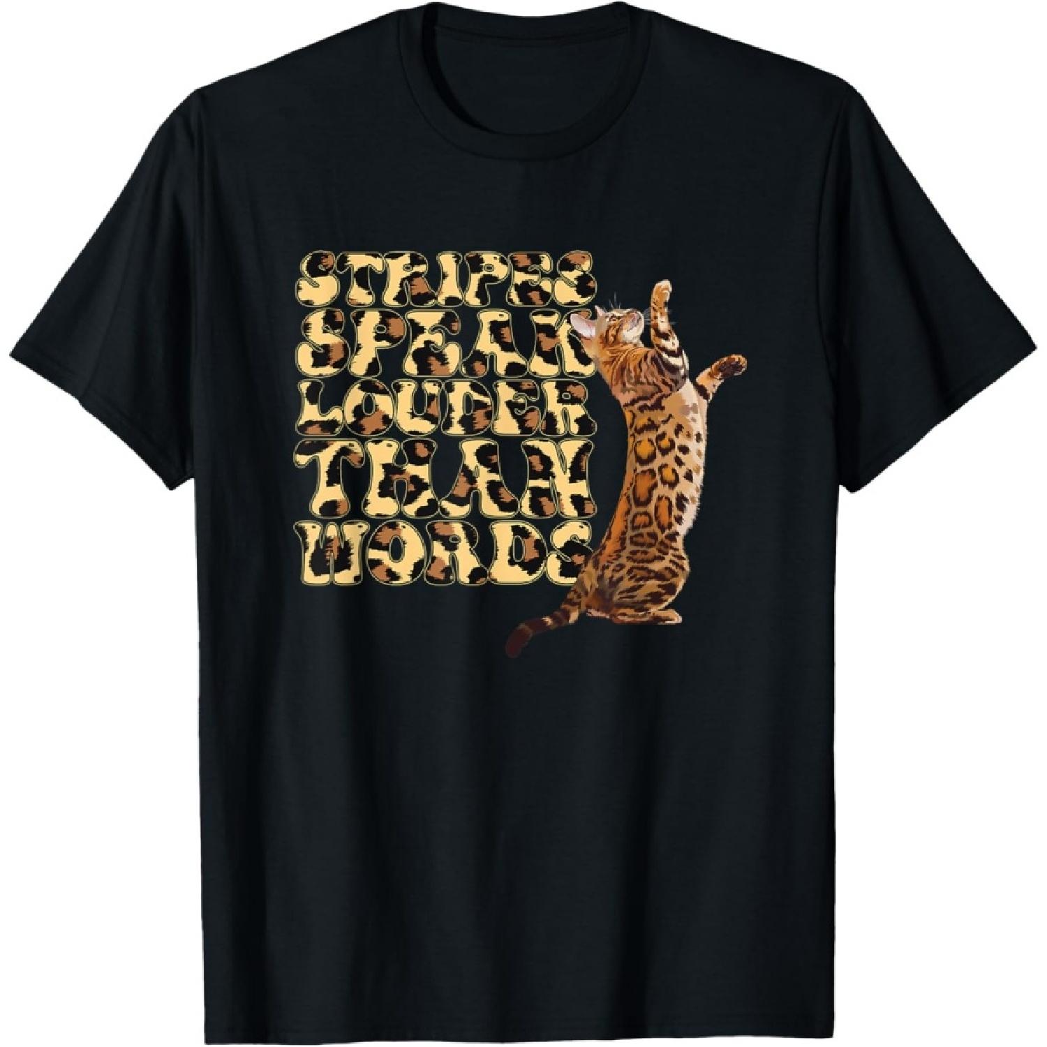 

Asian Leopard Cat Lover Domestic Kitten I Love My Bengal Cat T-Shirt XXXXXL чорний