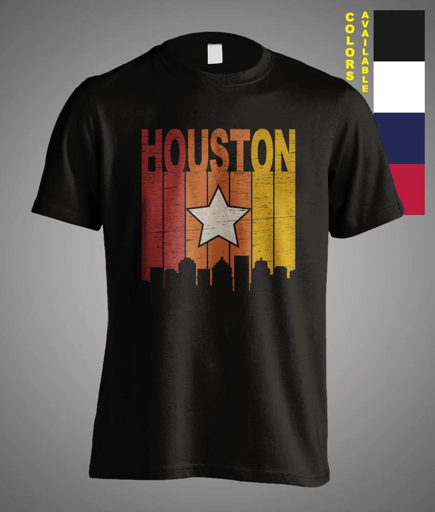 Houston My City My Love Hometown Pride Vintage Retro Funny Gift Unisex T-Shirt