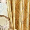 Cortina Jacquard Térmica Blackout de Luxo em Relevo para Sala de Estar e Quarto, Cortinas Redutoras de Ruído e Privacidade, Decoração para Casa