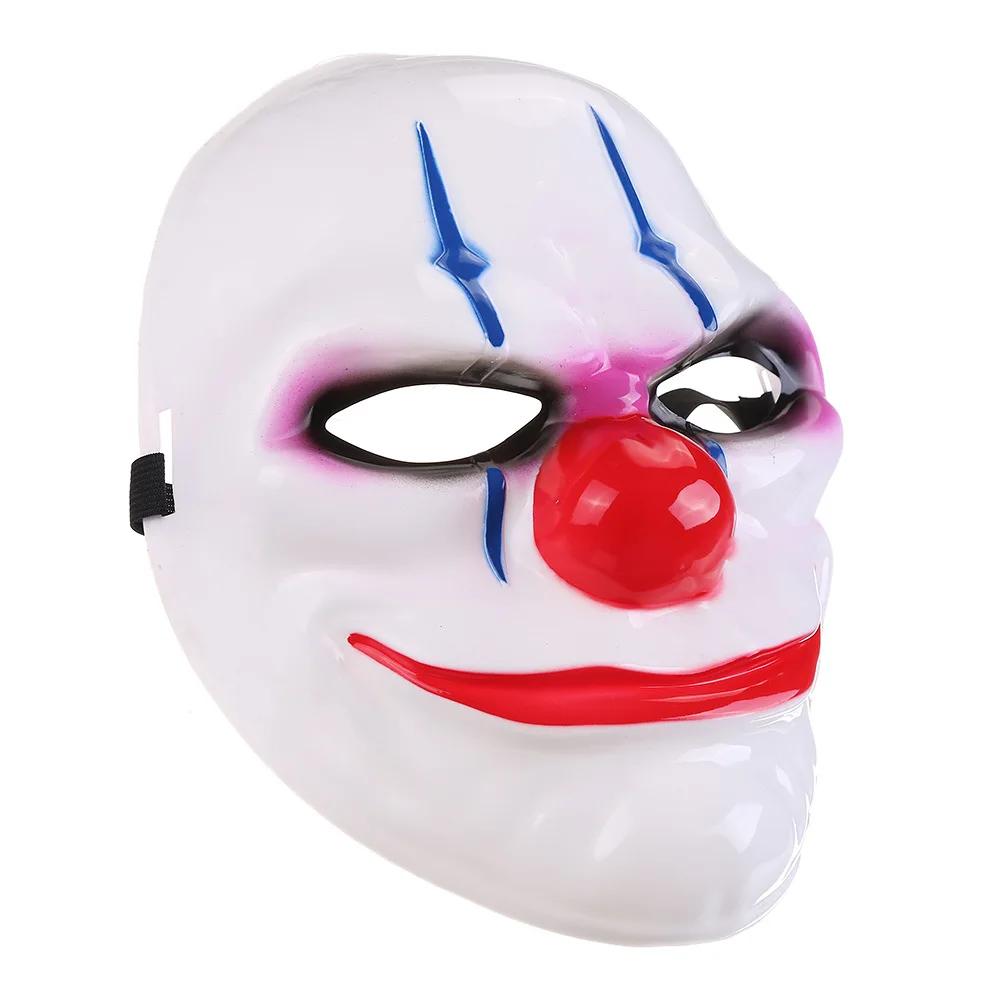 Halloween Scary Clown Payday Mask Cosplay Masquerade Prop Carnival Mask Joker Dallas Wolf Hoxton Chains Movie Props Mask