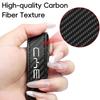 Carbon Fiber Car Keychain for BYD Seal Atto 3 Song Plus Max Dolphin Scratch Resistant PU Leather Keyring  Styling  Accessories