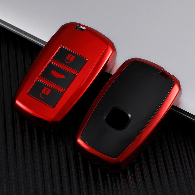 Changan Car Key Case for CS55, CS75, Lingxuan, Ruicheng, Yuexiang V7, Yidong - Protective Shell Set красный