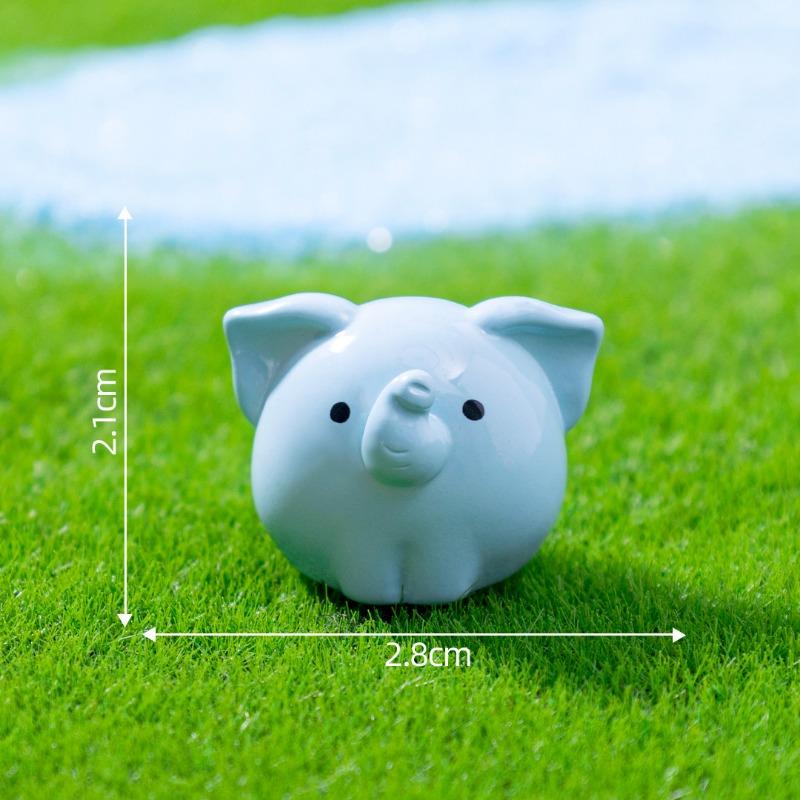 Cute and Chubby Panda Capybara Little Animal Figurines Cute Particle Decorations Hanging Accessories and Small Ornaments