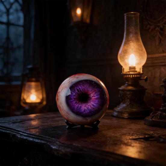Realistisch Gotisch Oogbol Ornament Levensgetrouw Horror 3D Oog Beeldje Eng Donkere Fantasie Stijl Bureau Decoratie voor Halloween Huisdecoratie