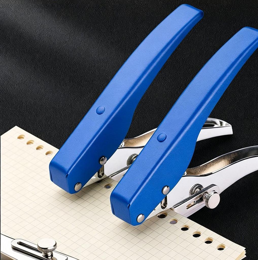 Adjustable 3-7mm Round Hole Punch Pliers for Loose-Leaf Binders