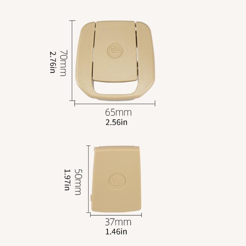 Quick Release ISOFIX Cover Clip for Select Models, 52207319686,52207319688 Shield Interfaces from Dust Abrasion