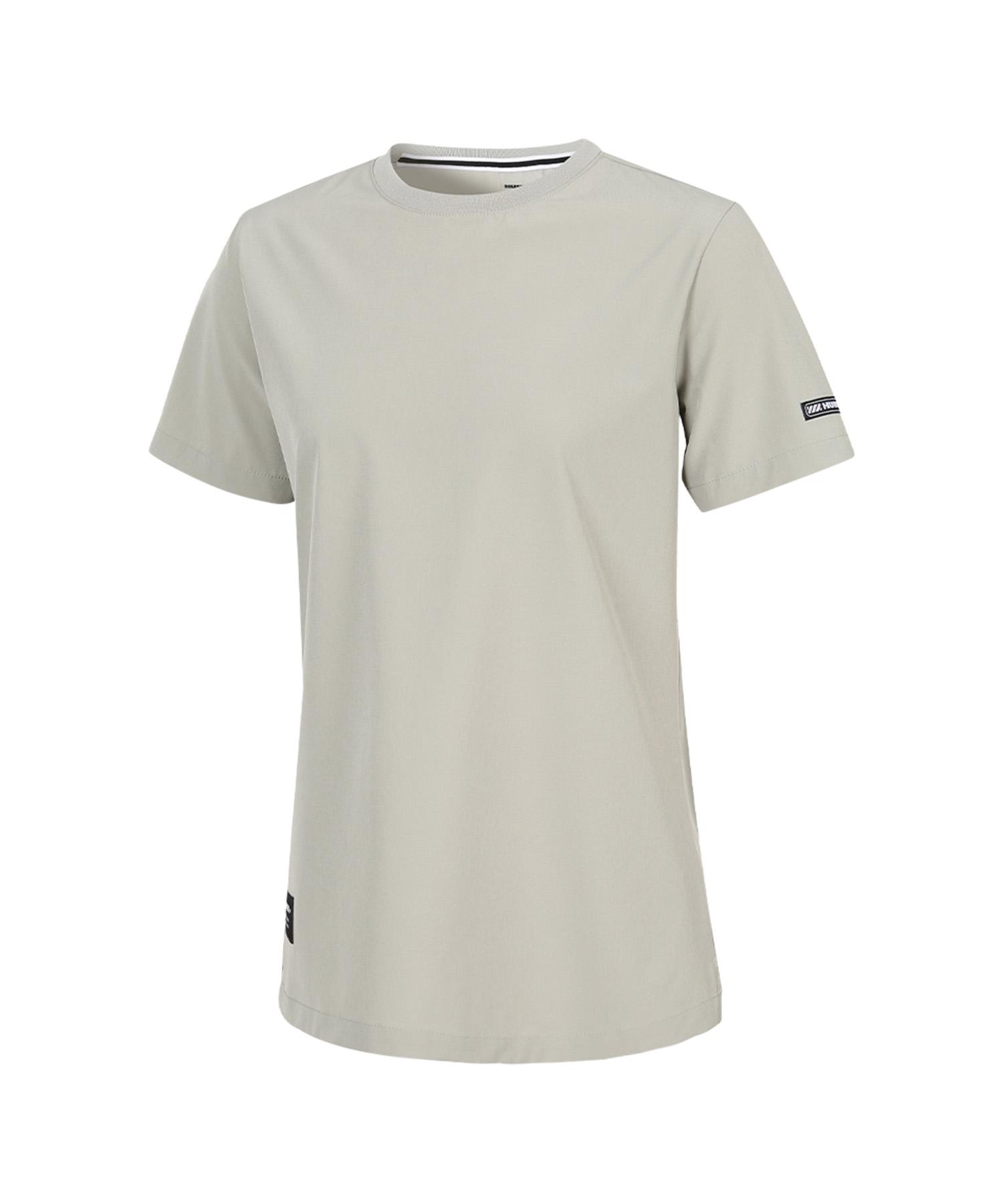 Hummer Women S H4 Lycra Woven Short Sleeve T-Shirt Khaki Khaki/090