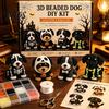 DIY Craft Set for Kids 3D Halloween Dog Art Set, Beaded Puppy Kit, Cute Healing Kit Adults Animal Beginners Adults, Home Desk Decor Decorative Beads