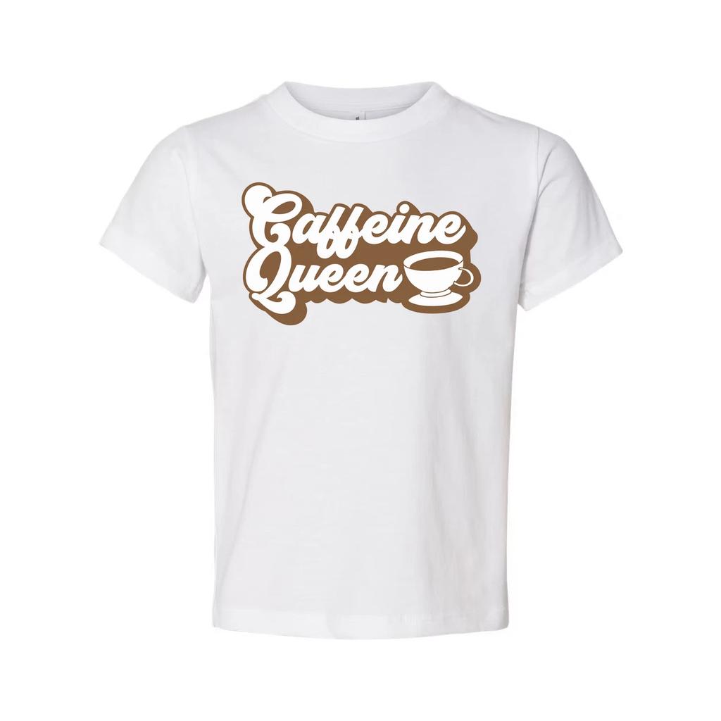 Caffeine Queen Coffee Graphic Unisex Tee For Coffee Lovers Casual Wear And Every