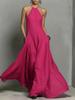 Summer Women Dress With Backless Design For Casual Travel And Party Wear