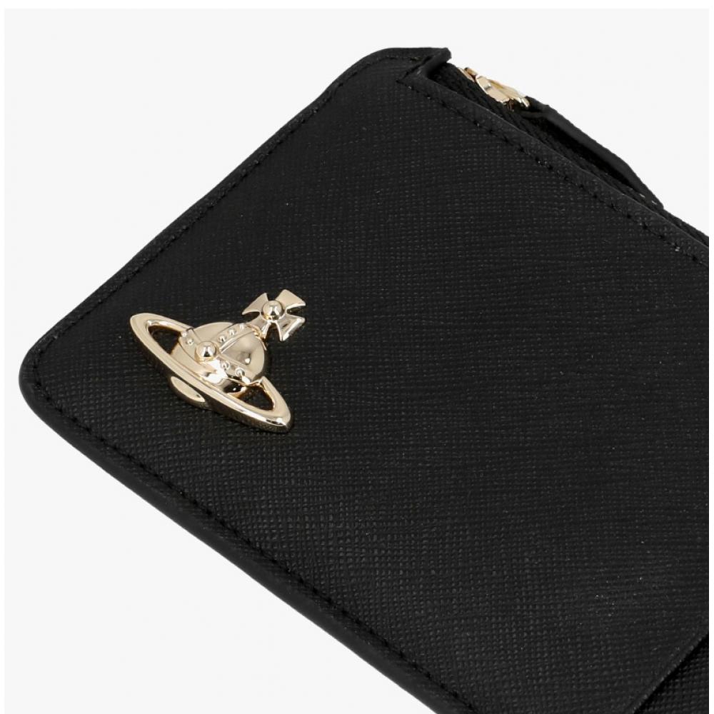 Vivienne Westwood Zip Card Wallet Saffiano 5402000gw S0021 N402