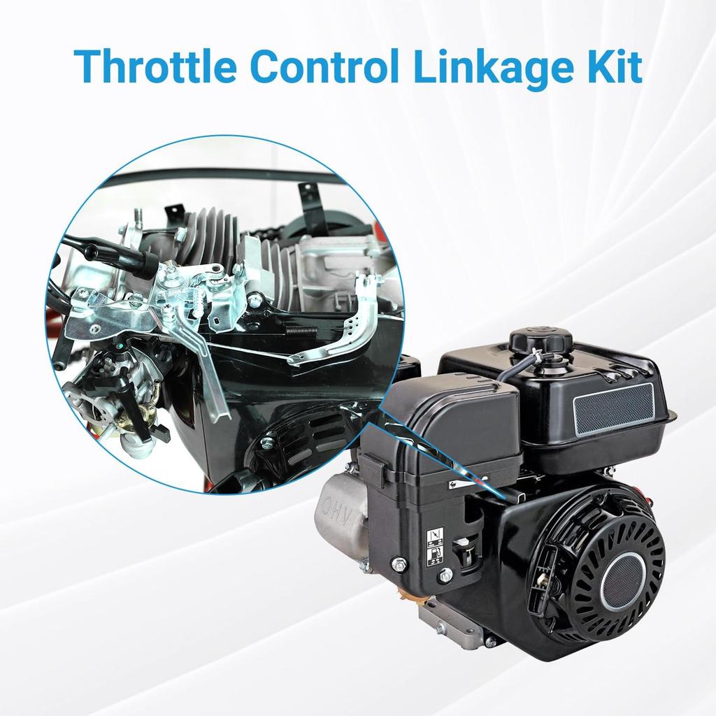 71 Inch Go Kart Throttle Cable And Throttle Linkage Assembly Kit Compatible With Predator 212Cc 196Cc GX160 GX200 5.5Hp 6.5Hp Engine Coleman KT196