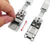 904L Stainless Steel Buckle for Rolex Rubber Watch Strap Clasp for Daytona Double Convex Adjusted Folding Buckle 9mm