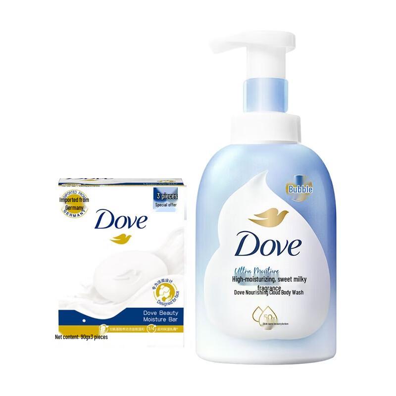 Набор Dove Глубоко питающий Мусс для душа и Мыло