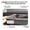 For ZEEKR X 23-26 Center Pillars Transparent TPU Protective Film Anti-scratch Repair Accessories Refit