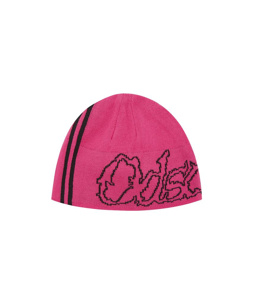 ODDSTUDIO Jacquard Uncuff Beanie - Pink