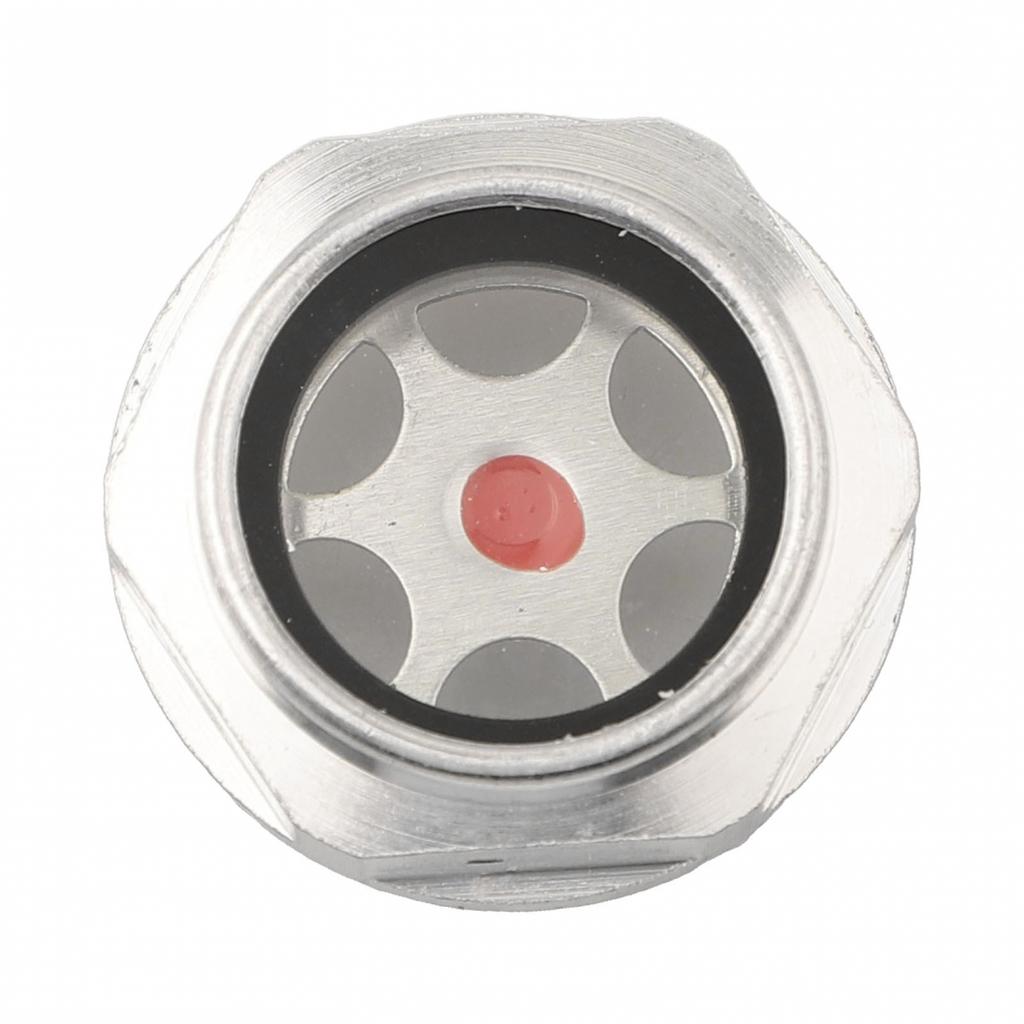 Aluminum Oil Sight Glass Polished Protection Quantity