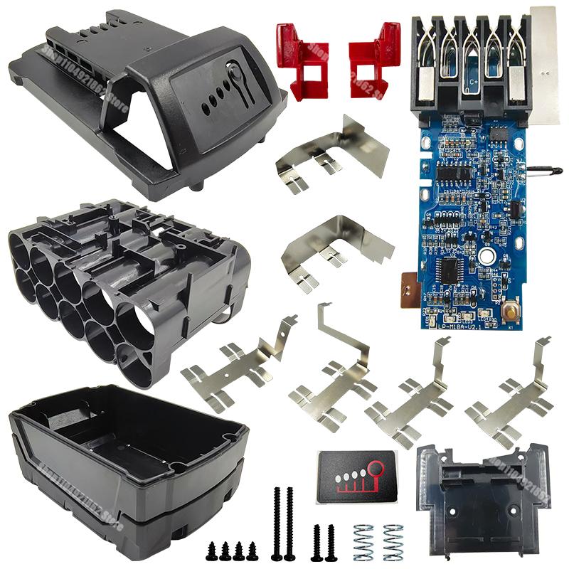 For M18 5S2P Lithium Battery Case Storage Box PCB for Milwaukee 18V Li-ion Battery Charging Protection Circuit Board Housings