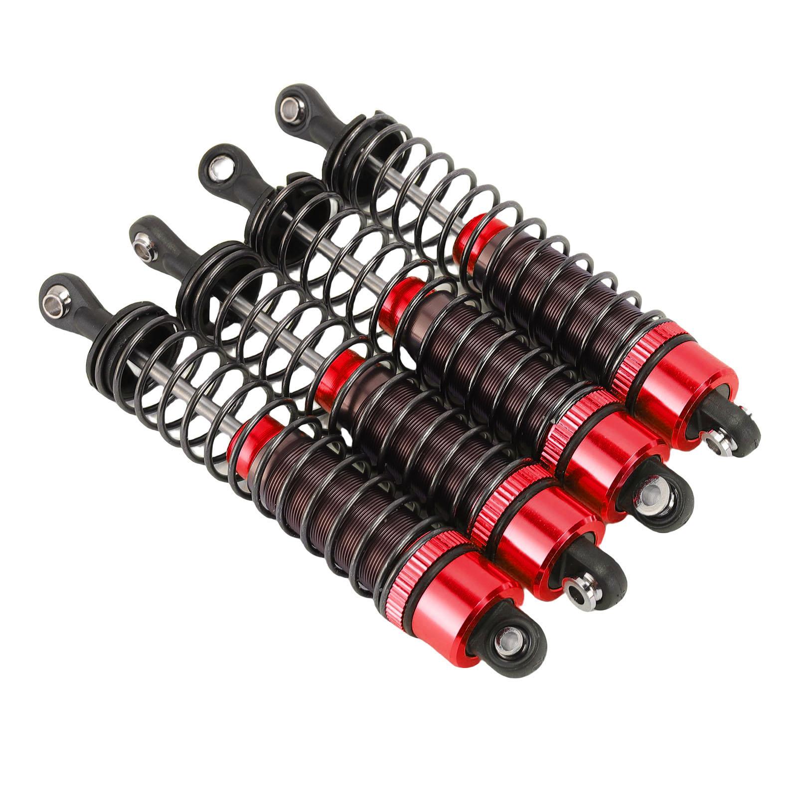 

RC Oil Filled Shock Absorber 1 10 Scale 95mm High Strength Aluminum Alloy RC Shock Absorber Oil Damper Red Red красный