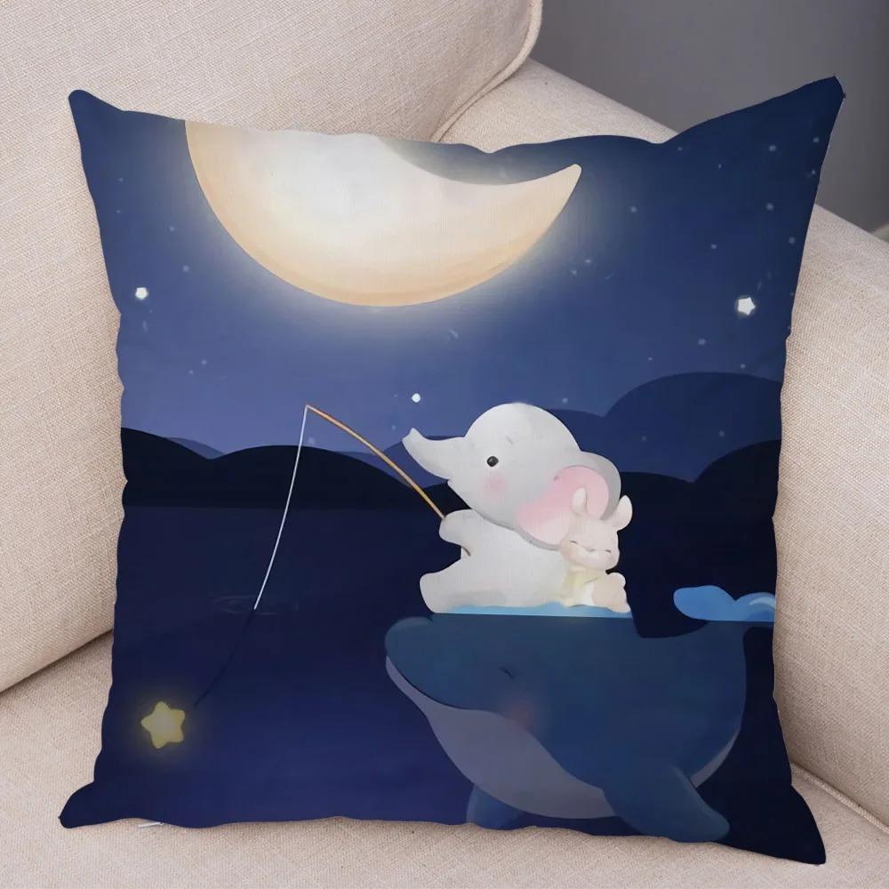 Cartoon Animal Lion Decorative Pillowcase Office Living Room Car Ornaments Home Pillowcase