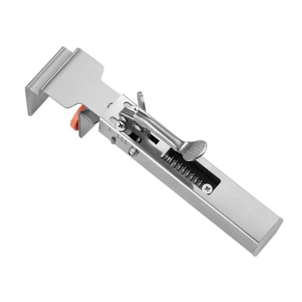 Adjustable Drawer Fixing Clamp for Quick Press Drawer Front Installation,One-Touch Fixed Removable Retractable Fixed Clip Holder 1Pc