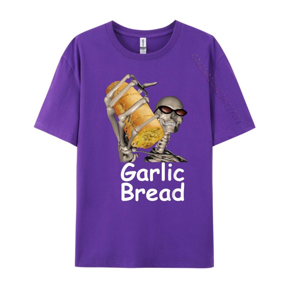 Garlic Bread Skeleton Funny Graphic Tees Men Clothes Big And Tall Graphic