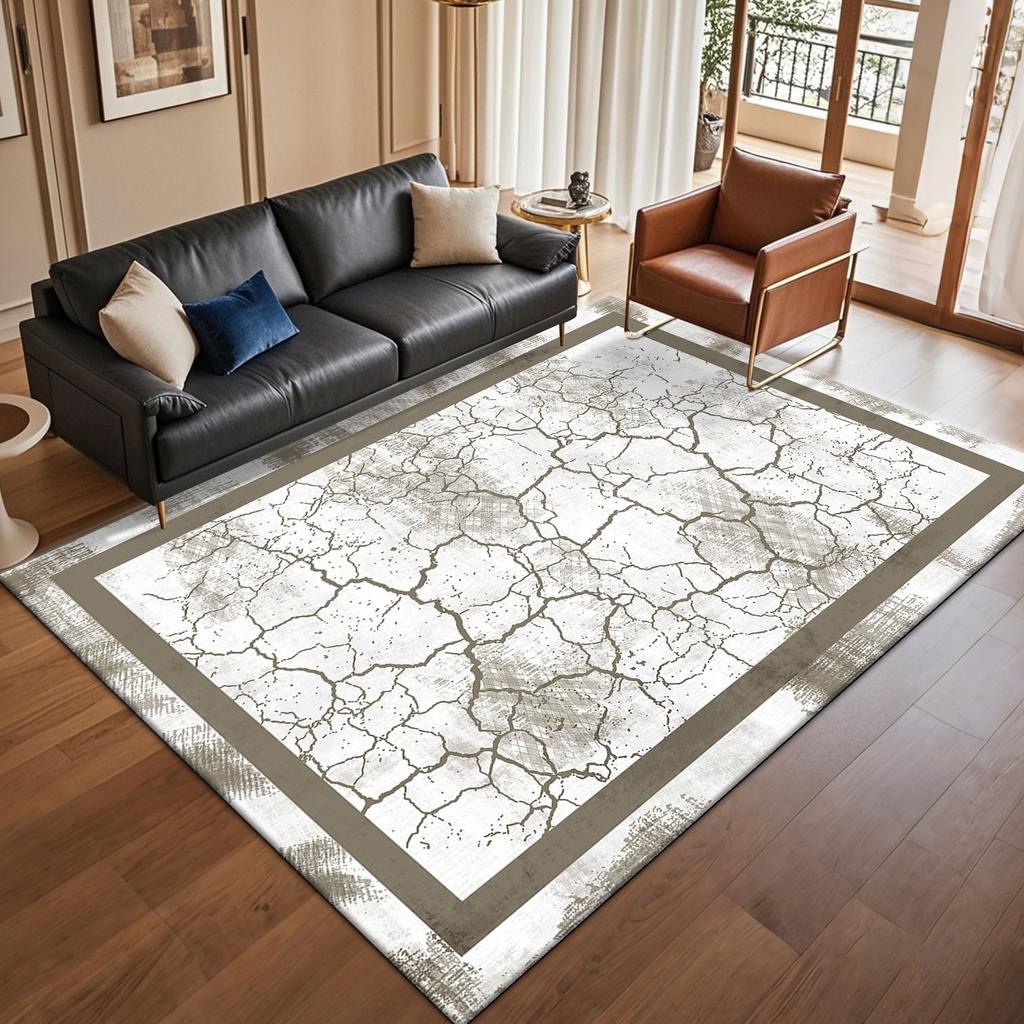 Europe Modern Style Marble Stripe Carpet Living Room Sofa Bedroom Study Entrance Door Rug Non-slip Luxury Home Home Decor Mat