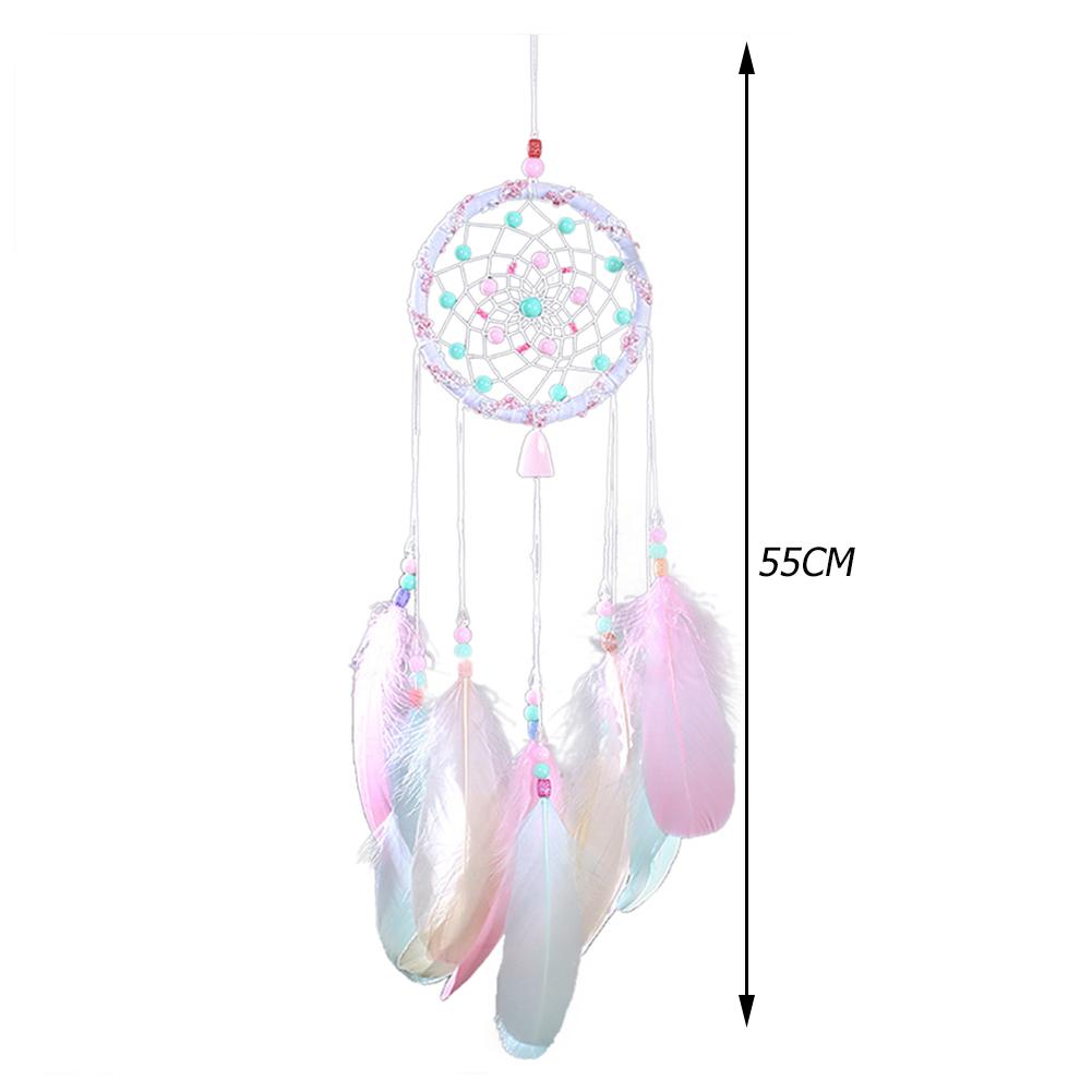Dreamcatcher Feather Pendant Creative Hollow Wind Chimes Wall Hanging Decoratio Pure hand-made Exquisite Personality Simplicity