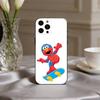 C-Cartoon R-Red cute A-Elmo-O  Phone Case For iPhone 17,16,15,14,13,12,11 Plus,Pro Max,XS,Soft Silicone Black Cover