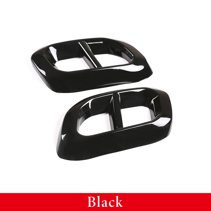 

2 шт. ABS автомобильный глушитель хвостовое горло PipeTrim крышка рамка для Mercedes Benz GLE 350 GLE 450 GLC GLS W167 X253 чёрный