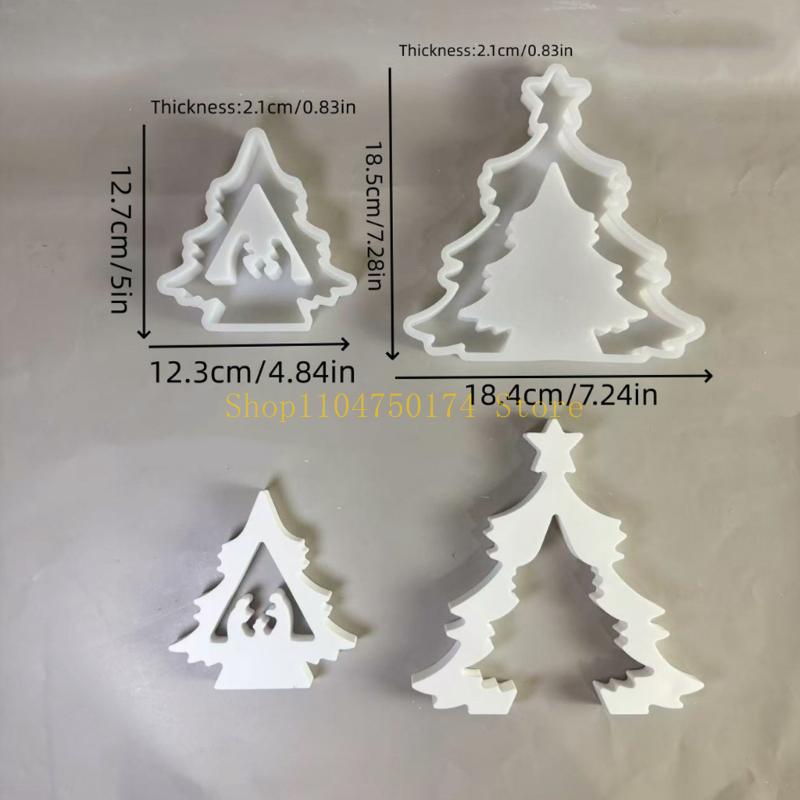 Nativity Scene Silicone Mold Molds for Candle Making Table Ornament Mold Plasters Aromatherapys Mold Gift top sale