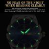 BINBOND Fashion Quartz Watch Ultra Thin Diamond Business Gold Watches Rhombic Three Dimensional Design Stainless Steel Luminous Watches with Gift Box