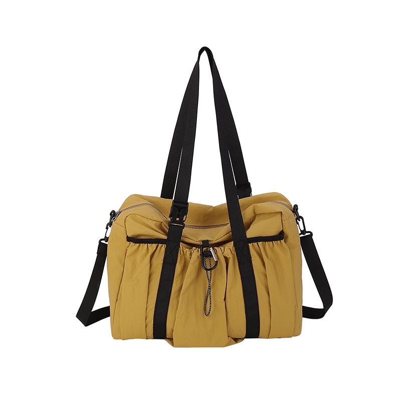 Dry and Wet Sports and Leisure Fitness Bag Yoga Bag Short-distance Simple Contrasting Color Handheld Travel Bag