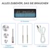 Wiederaufladbarer Gravierstift, tragbarer DIY-Rotationsgravierer, mehrere Geschwindigkeiten, multifunktional, für Schmuckdekorationen und Kunst