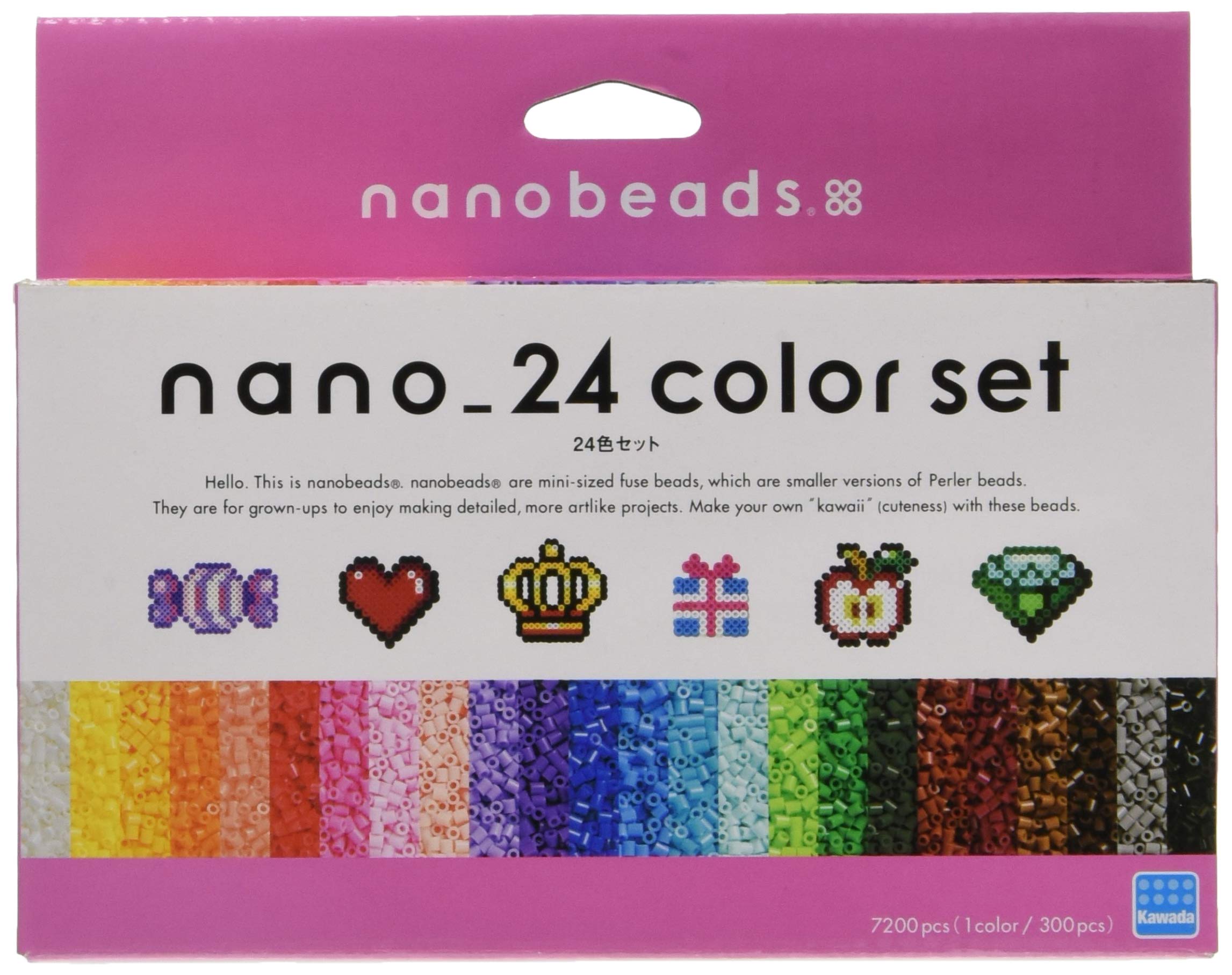 

Kawada Nano Beads, Набор из 24 цветов, 80-63044
